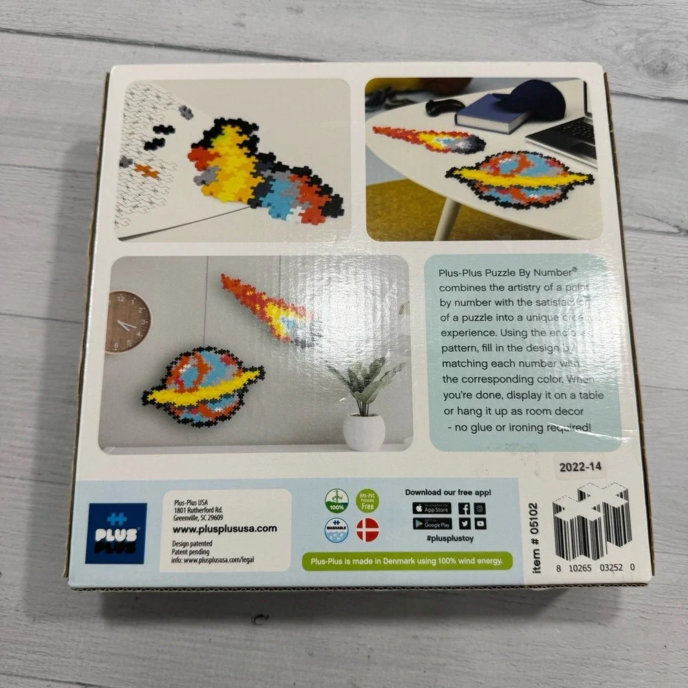 Plus plus puzzle by number space NEW